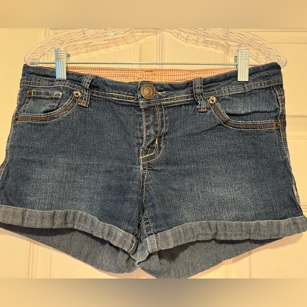 Rue 21 Cuffed Denim Short Shorts